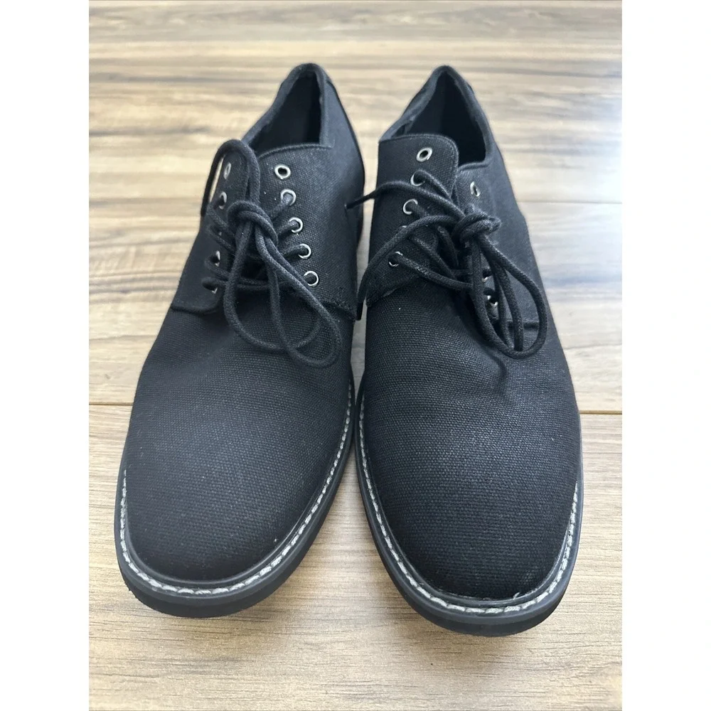 Men's Guess Denim Black‎ Oxford Dress Shoes Size 10.5 Lace Up